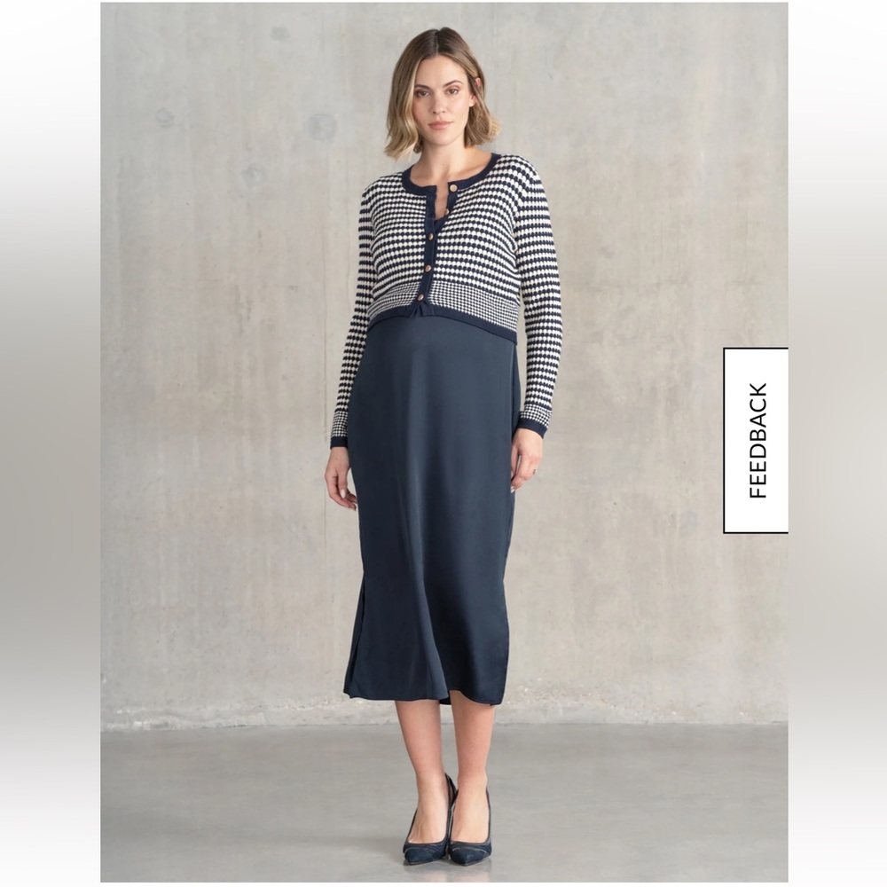 Seraphine maternity Symone dress and cardigan size US 6